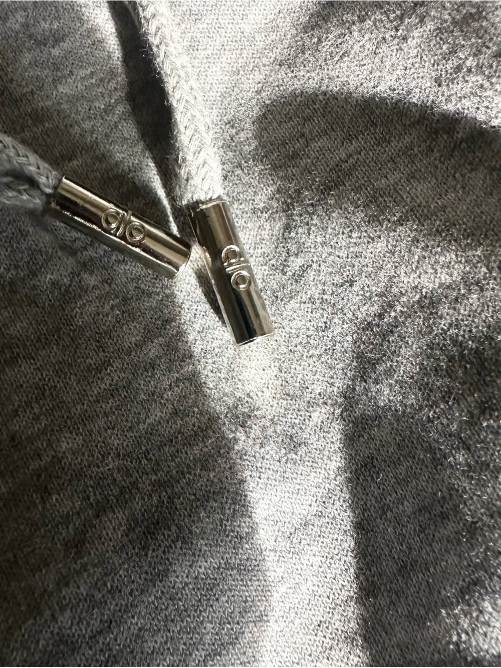 ALO Yoga Heather Gray Half-Zip Sweatshirt & Joggers Set - Picture 3 of 3